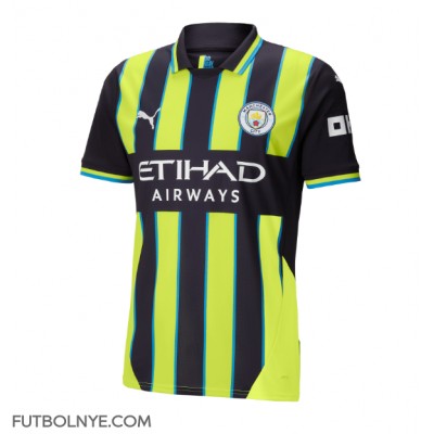 Camiseta Manchester City Ilkay Gundogan #19 Visitante Equipación 2024-25 manga corta Camiseta Manchester City Ilkay Gundogan #19 Visitante Equipación 2024-25 manga corta